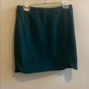 Wool mini skirt